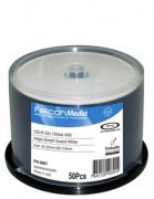 Falcon 'Smart Guard' Glossy White Full Face Inkjet Printbale 52x CD-R - 50 Tub